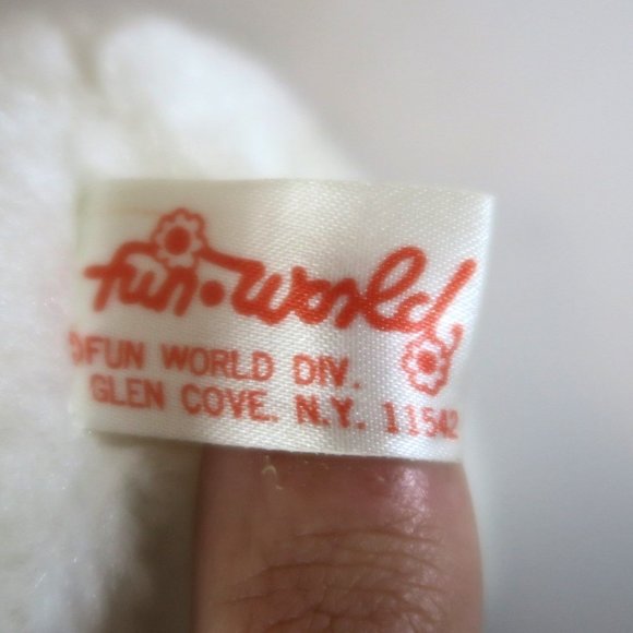 Fun World Plush Santa White Mouse Stuffed Animal Plaid Ornament Christmas - Picture 7 of 9